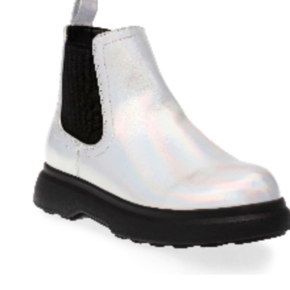 Dolce Vita Girls Cole Metallic Chelsea Boot NEW - Picture 2 of 7